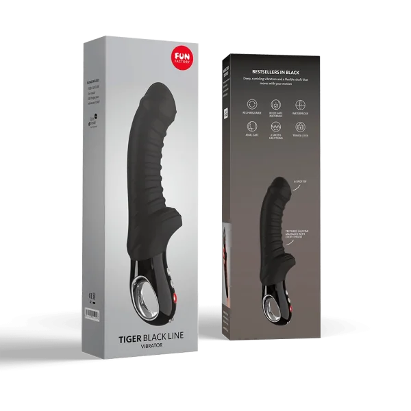 Tiger G5 G-Spot & Prostate Vibrator Black Line