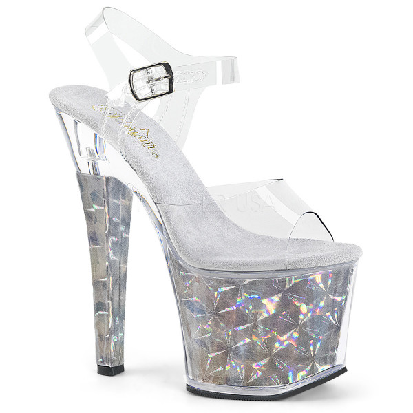 7 inches Heel, 3 1/4 inches PF Ankle Strap Sandal — image 25 of 25