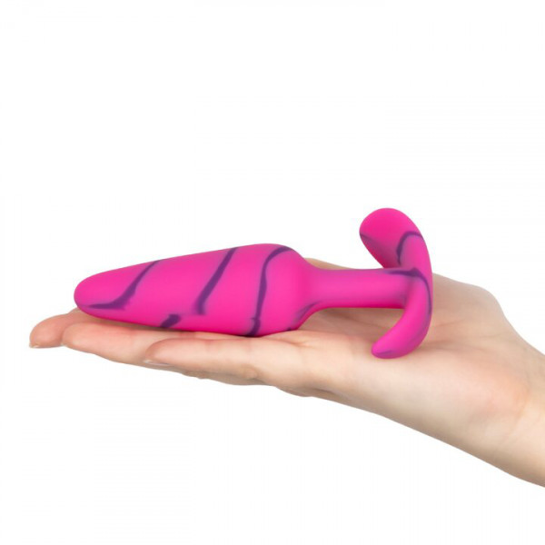 Mon Amour Pink Marble Silicone Butt Plug - 4, 4.8, or 5.8 Inch — image 5 of 6