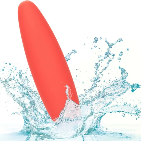 Red Hot Flame Silicone Rechargeable Clitoral Vibrator by CalExotics