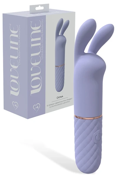 Shots Toys Dona 4.3" Mini Rabbit Clitoral Vibrator