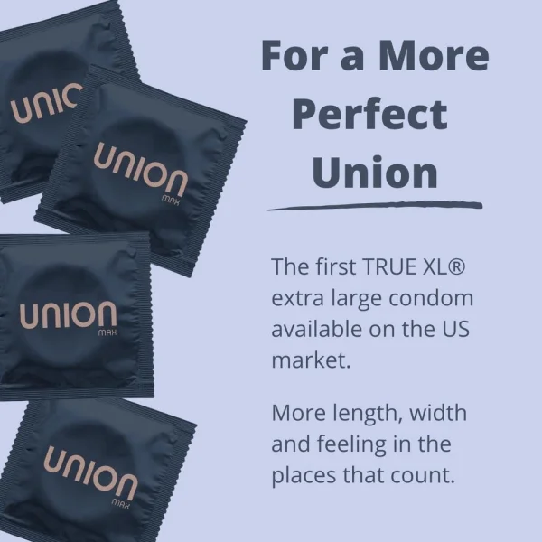 Union "Max" Extra Large 60mm Condoms | Premium Vegan