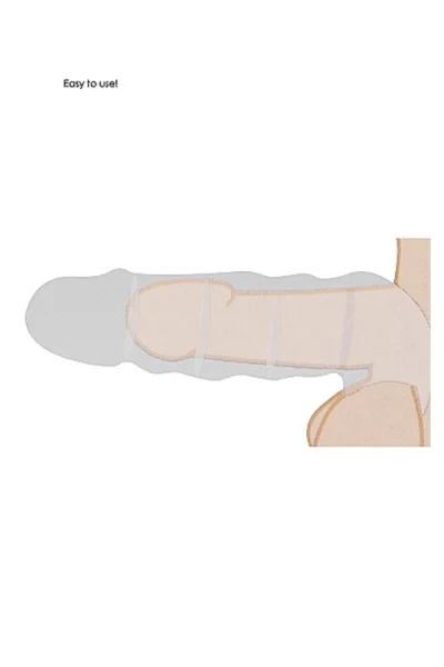 Shots Toys 9" Lifelike Penis Extension with Ball Strap