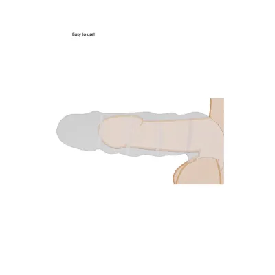 Shots Toys 9 Lifelike Penis Extension with Ball Strap
