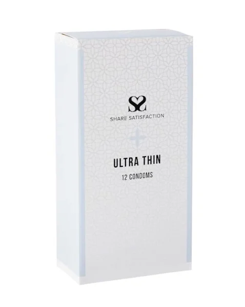 Share Satisfaction Ultra Thin Condoms - 12 Pack
