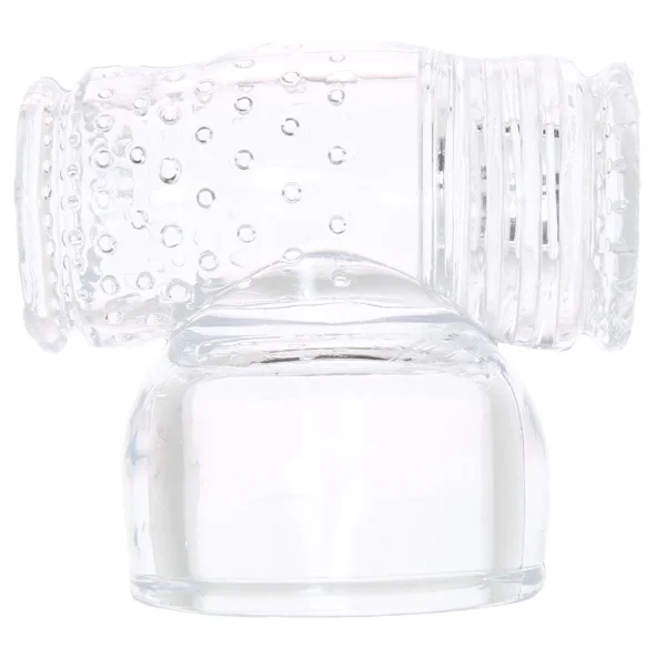 Kink Wand Cock Stroker Attach. - Clear