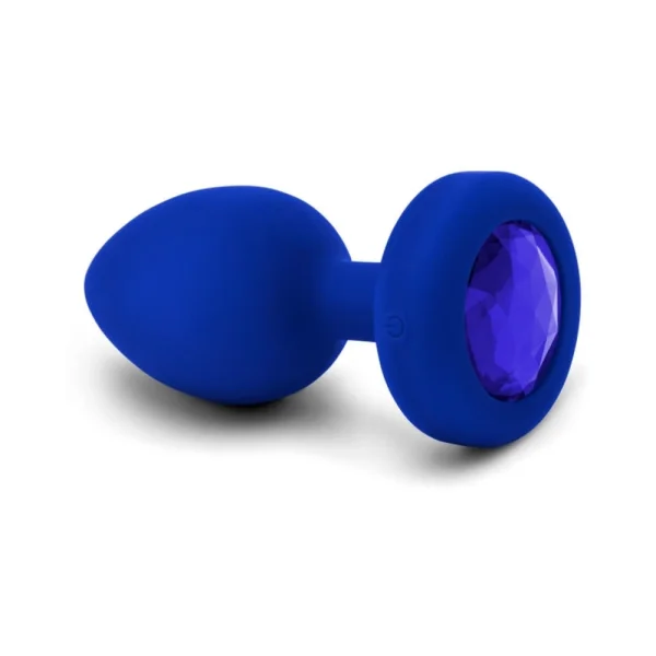 b-Vibe Vibrating Jewel Plug L/Xl Navy