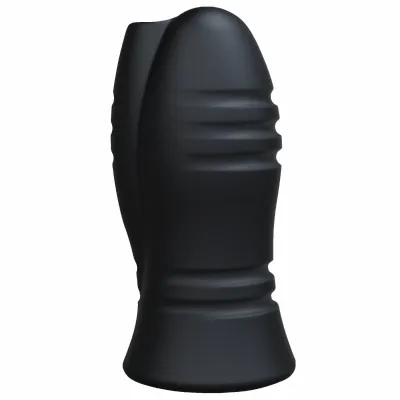 OptiMale Ultraskyn Vibrating Stroker w Chain Links Black