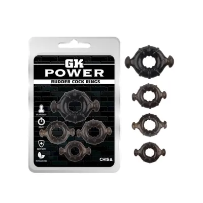 Rudder Cock Rings Black