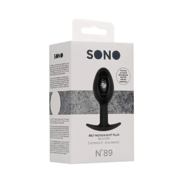 Sono No. 89 - Self Penetrating Butt Plug - Black