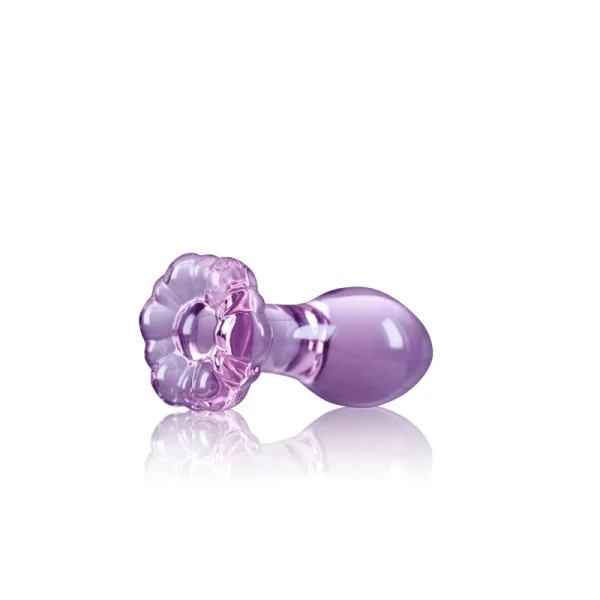 Crystal Glass Flower Anal Plug — image 7 of 10