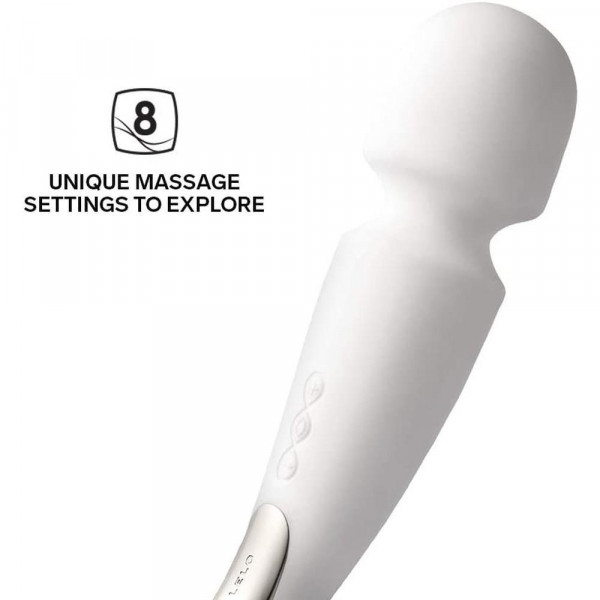 Lelo Smart Wand Luxury Compact Medium Vibrator - Ivory