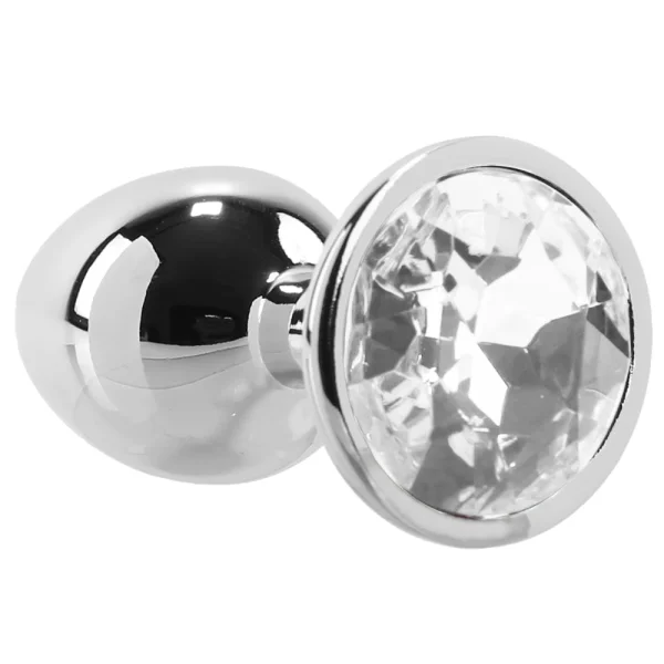 Adam And Eve Clear Gem Anal Plug Small — image 7 of 8