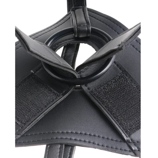 King Cock Strap on Harness With 9 Inch Cock - Black
