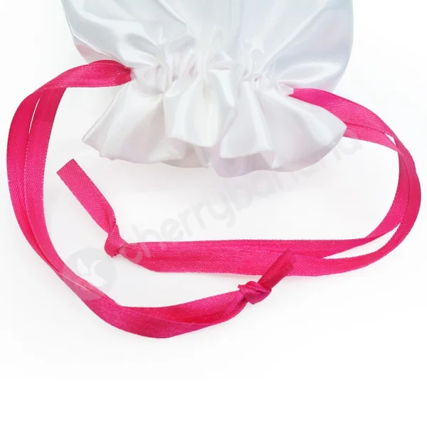 Cherry Banana Satin Storage Bag Large