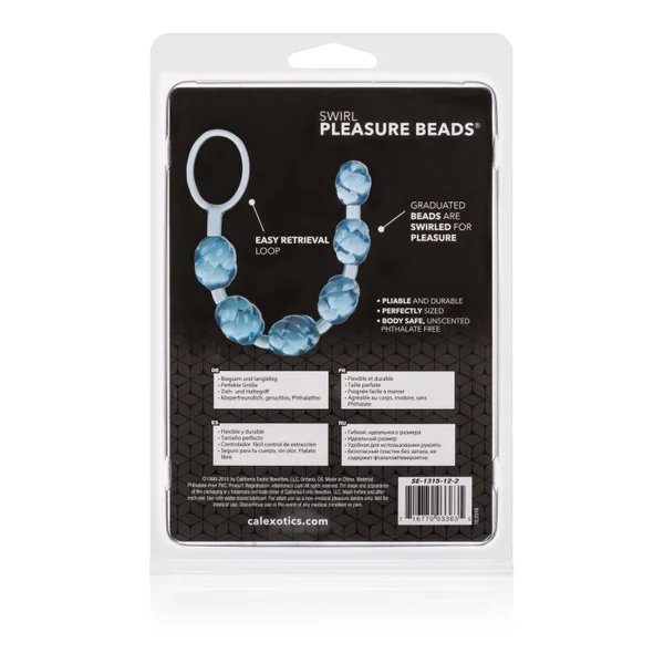 Swirl Pleasure Beads - Blue — image 9 of 10
