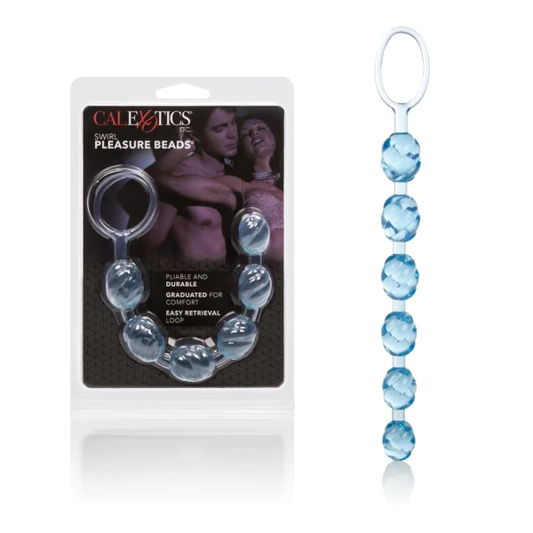Swirl Pleasure Beads - Blue — image 8 of 10
