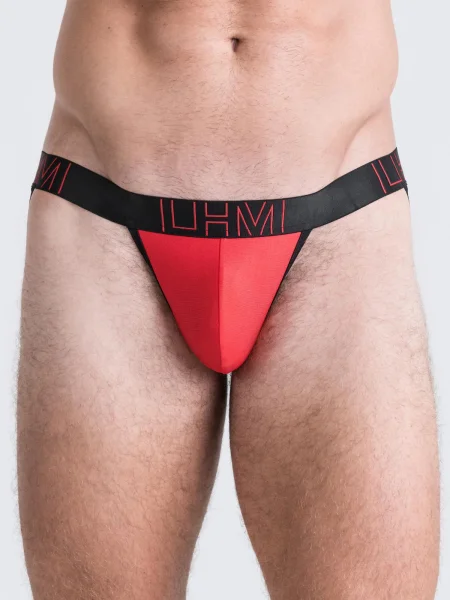 LHM Red Shiny Microfibre Jockstrap