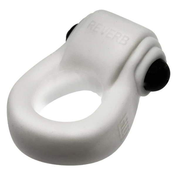 Bullets & Discreet:  Hunkyjunk Revring Cockring With Bullet Vibrator White Ice