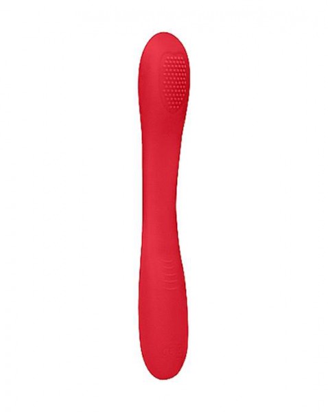 Double Ended Vibrator - Flex - Red - 8.5 Inches