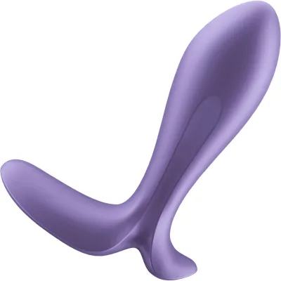 Satisfyer Intensity Plug Rechargeable Vibrating App Enabled Butt Plug Violet