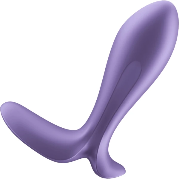 Satisfyer Intensity Plug Rechargeable Vibrating App Enabled Butt Plug - Violet