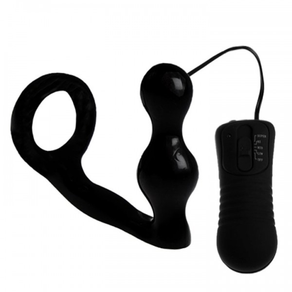 Vibrating Anal Stimulating Cock Ring