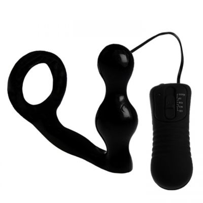 Vibrating Anal Stimulating Cock Ring
