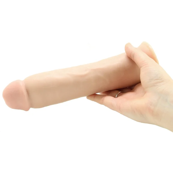 Dr. Skin - Dr. Throb - 9.5 Inch Vibrating Realistic Cock With Suction Cup - Vanilla