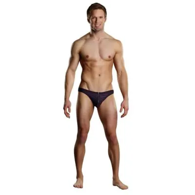 Radical Sport Zipper Thong Large X Large Wine