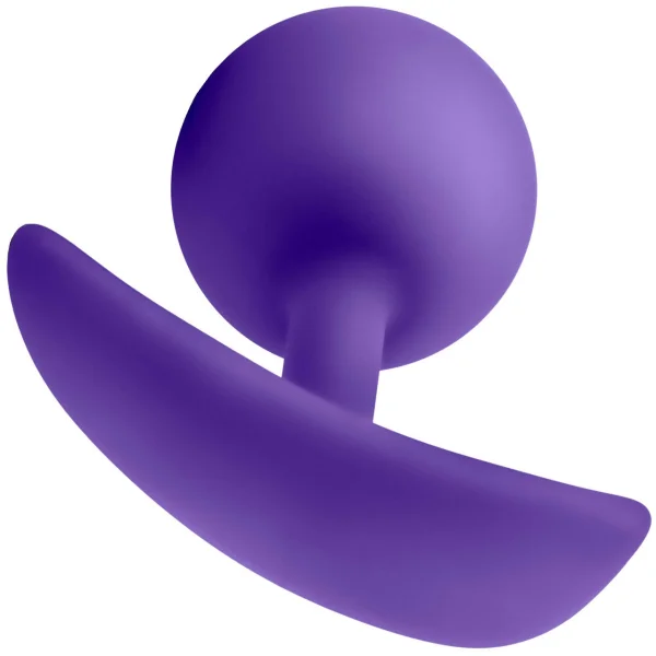 Luxe Wearable Silicone Vibra Butt Plug by Blush - Purple — image 4 of 7