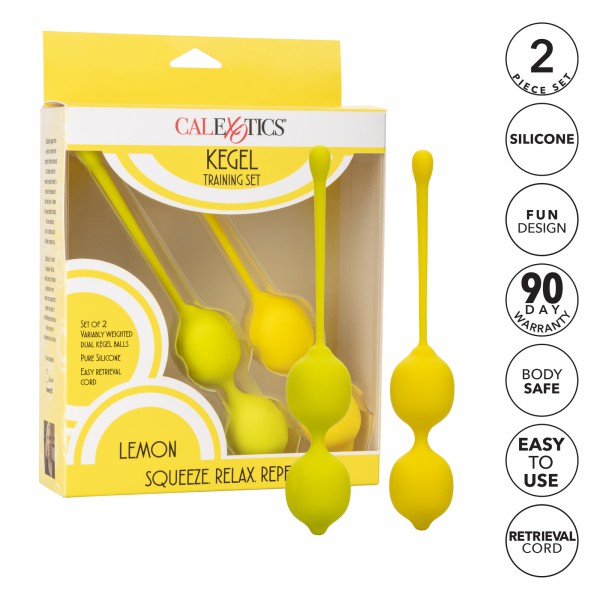 Kegel Training Set - Lemon