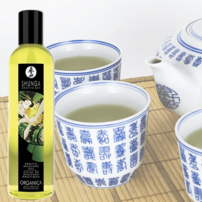 Organica Kissable Massage Oil Exotic Green Tea