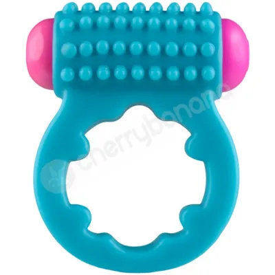 Rock Candy Sugar Buzz Blue Single Speed Vibrating Cock Ring