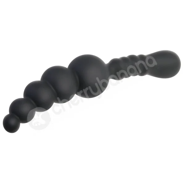 Adam & Eve Black Dual Flexi Anal Bead Stick
