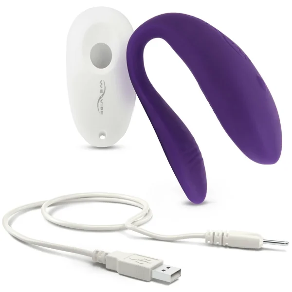 We-Vibe Unite Remote Controlled Couples Vibrator - Purple