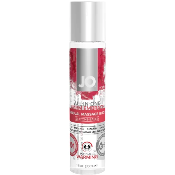 System Jo All-in-One Warming Massage Silicone-Based Lube | 1oz