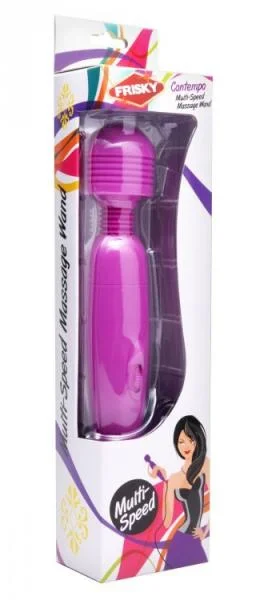 Contempo Multi Spd Massage Wand - Pur