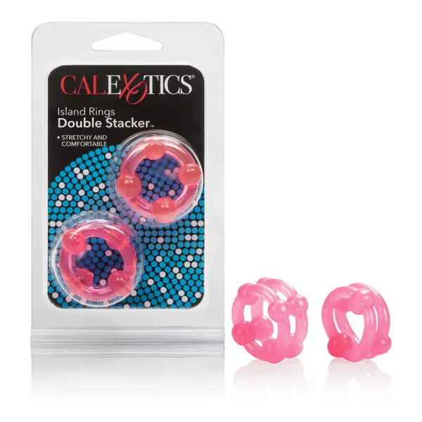Island Rings - Double Stacker - Pink — image 18 of 18