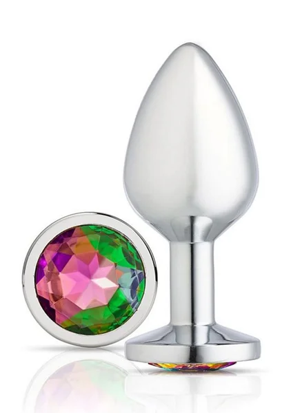 Cloud 9 Novelties Gems Silver Chromed Anal Plug - Small — image 12 of 15