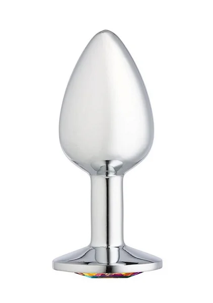 Cloud 9 Novelties Gems Silver Chromed Anal Plug - Small — image 10 of 15