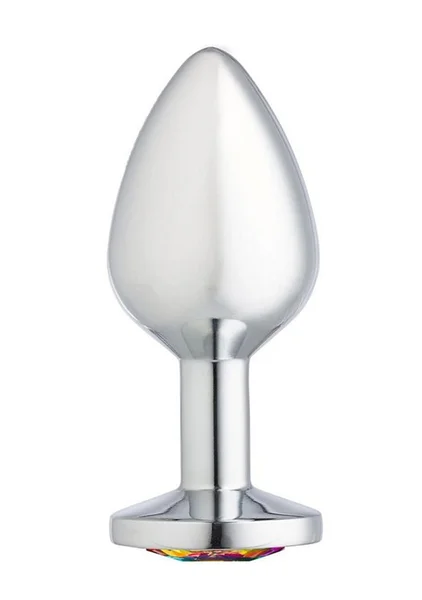 Cloud 9 Novelties Gems Silver Chromed Anal Plug - Small — image 13 of 15