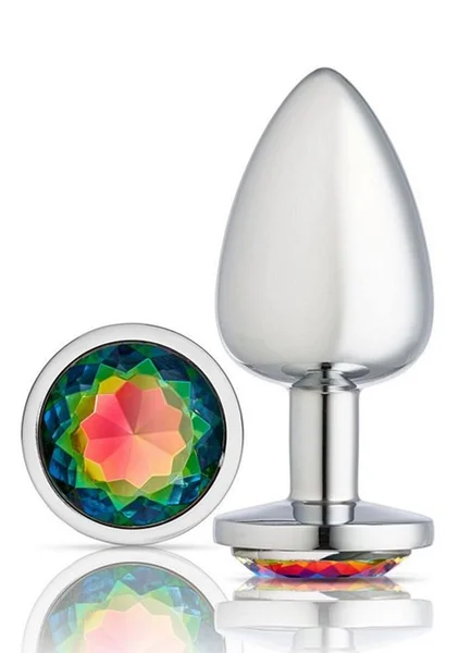 Cloud 9 Novelties Gems Silver Chromed Anal Plug - Small — image 15 of 15