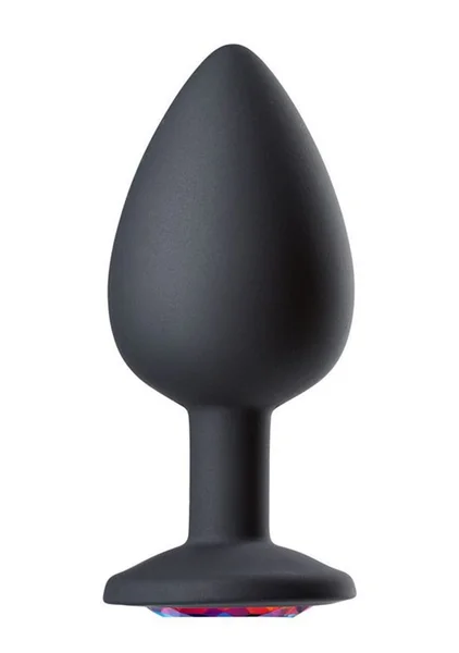 Cloud 9 Novelties Gems Jeweled Silicone Anal Plug  - Small — image 11 of 12