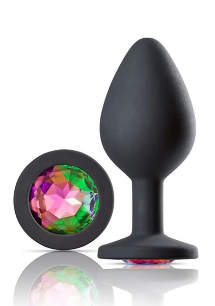 Cloud 9 Novelties Gems Jeweled Silicone Anal Plug  - Small — image 7 of 12