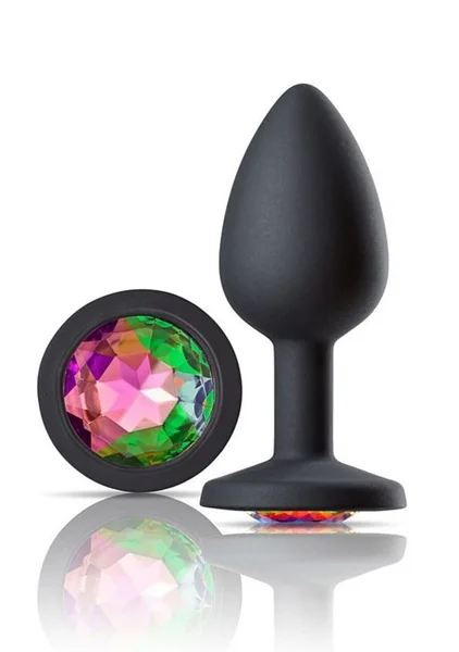Cloud 9 Novelties Gems Jeweled Silicone Anal Plug  - Small — image 6 of 14