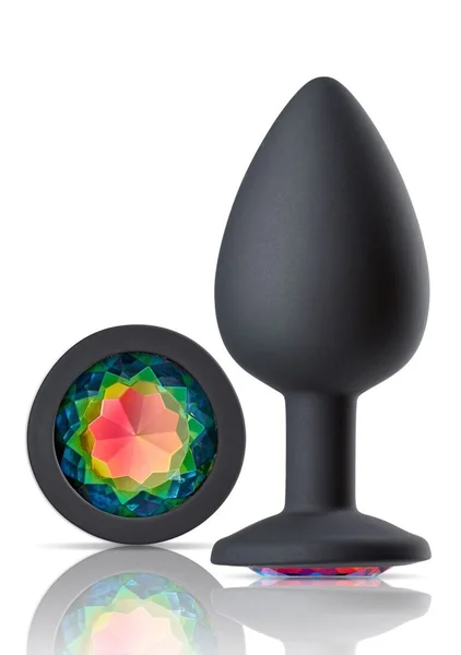 Cloud 9 Novelties Gems Jeweled Silicone Anal Plug  - Small — image 10 of 12