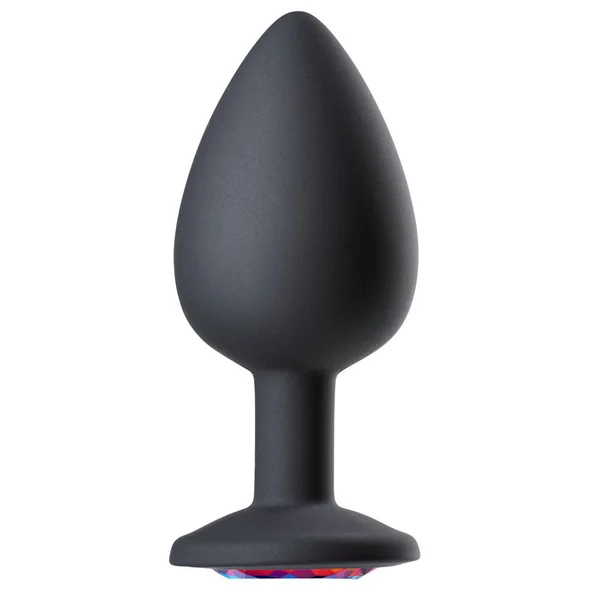 Cloud 9 Novelties Gems Jeweled Silicone Anal Plug  - Large — image 5 of 6