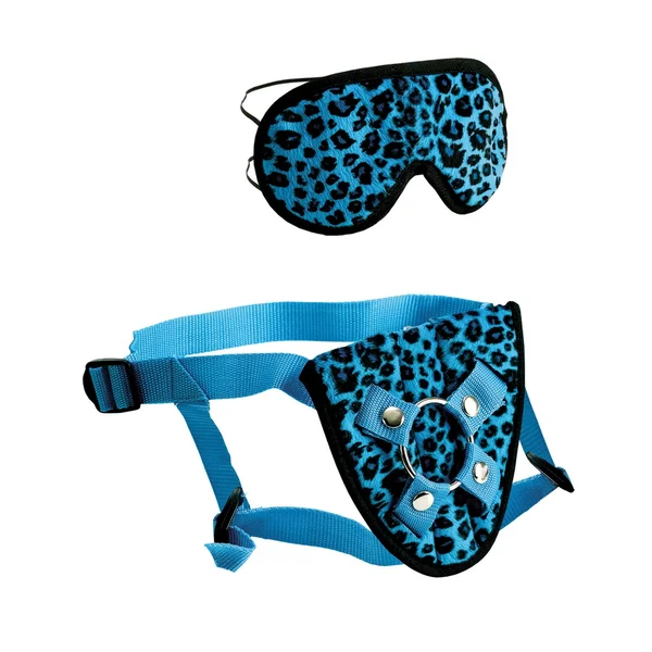 Furplay Harness and Mask - Blue Leopard — image 8 of 11