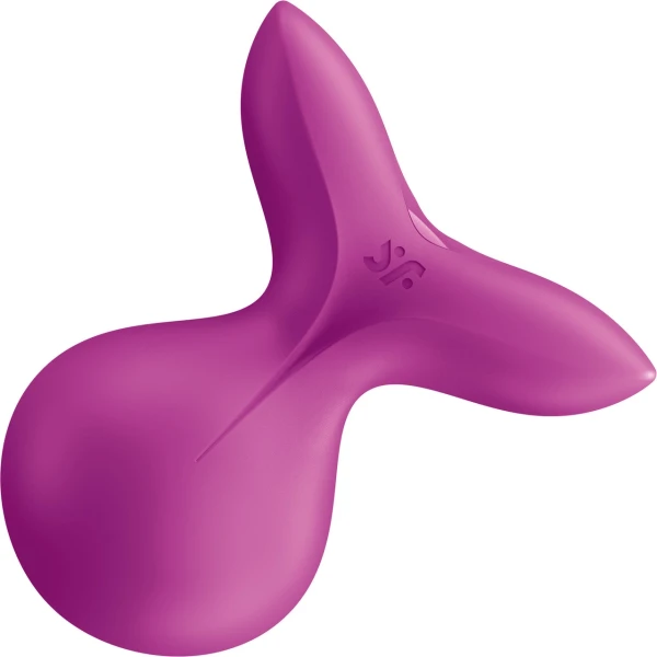 Satisfyer Viva La Vulva 3 Rechargeable Waterproof Silicone 12-Function Clitoral Vibrator - Violet